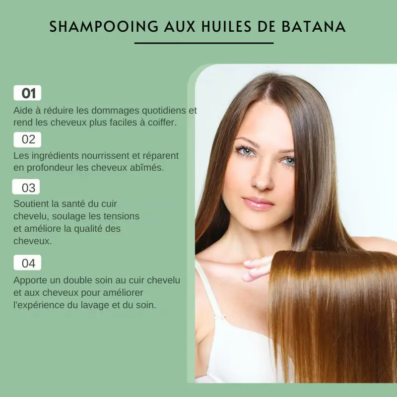 Shampoing à l’Huile de Batana: Repousse et Soin Capillaire- PureHair™