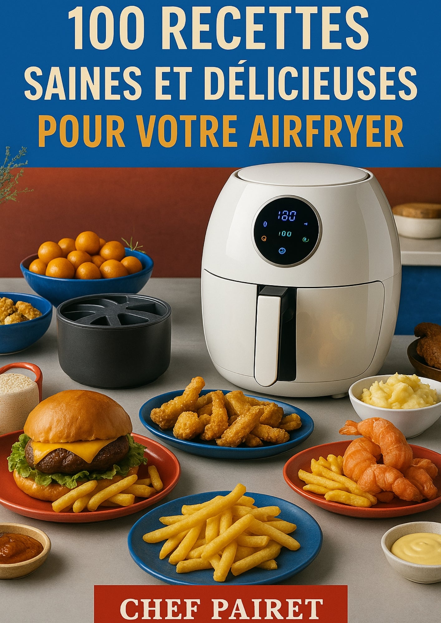 100 Recettes Saines et Délicieuses pour votre Airfyer - Chef Pairet
