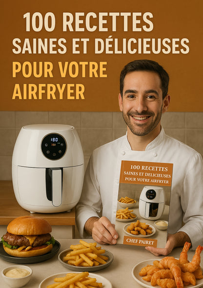 100 Recettes Saines et Délicieuses pour votre Airfyer - Chef Pairet